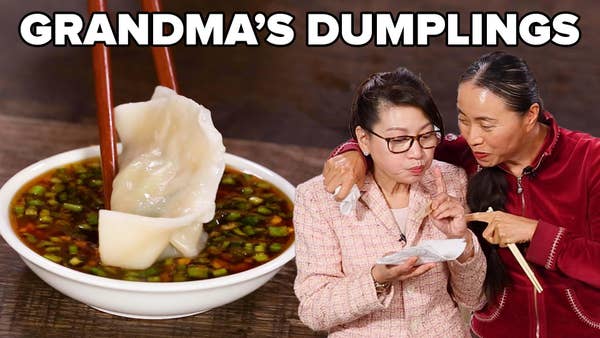 Chinese Grandmas Try Other Chinese Grandma's Dumplings